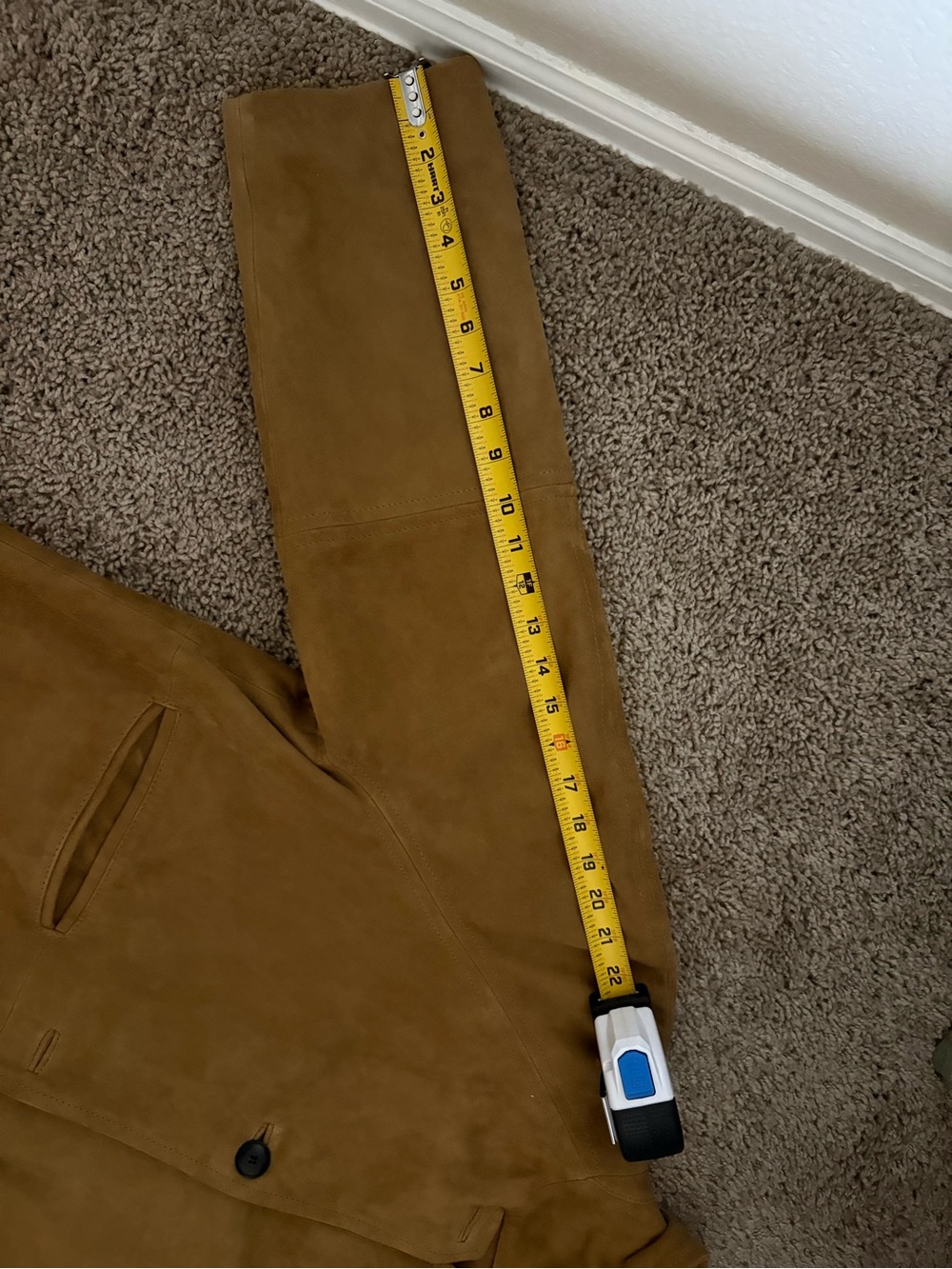 Zara Suede Leather Jacket ZW Collection - S - Picture 6 of 6